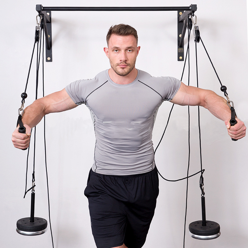 Home Gym Diy Pulley System - Wall Mounted DIY Fitness Pulley Cable