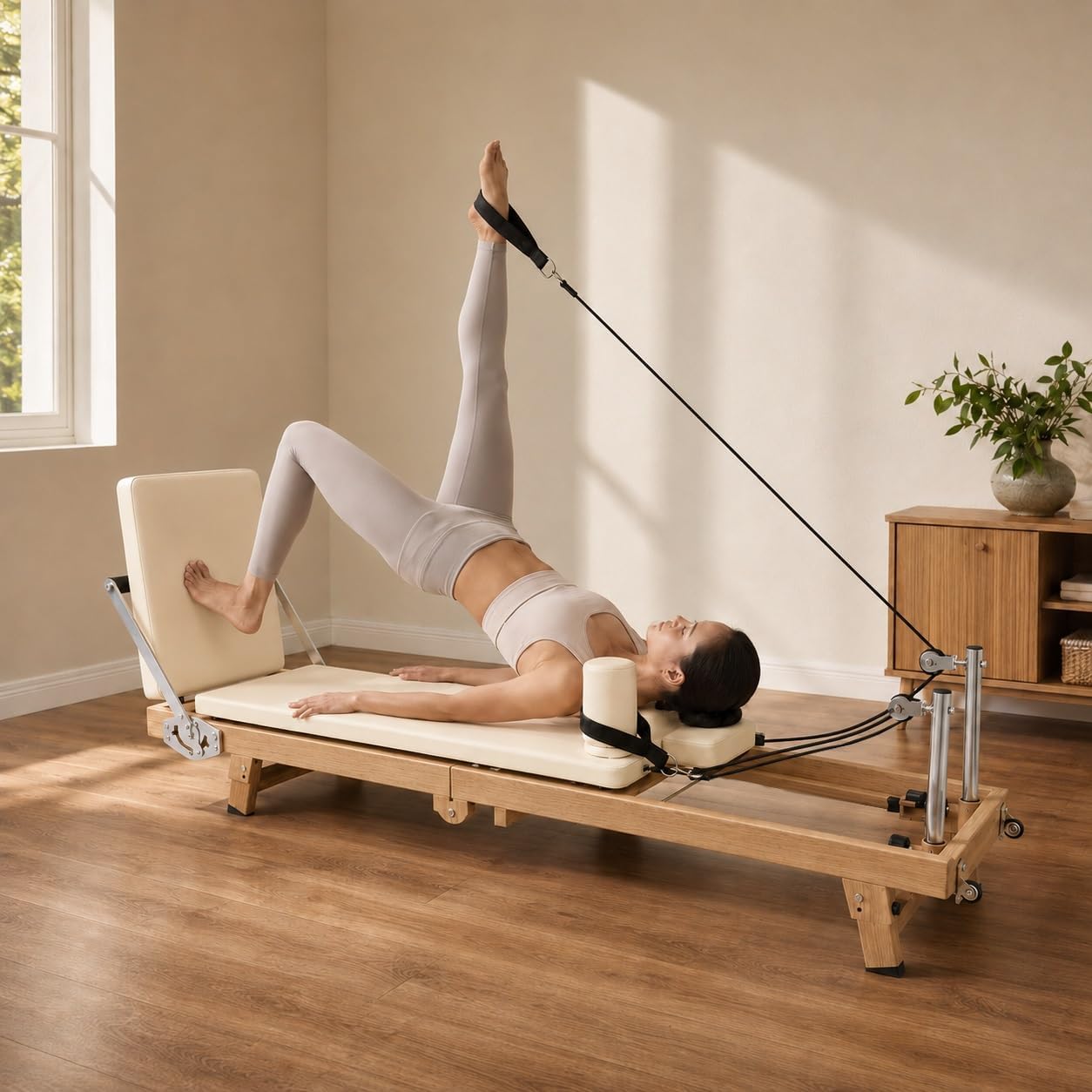 Home Gym Nala - 75 Inch Foldable Pilates Reformer Machine