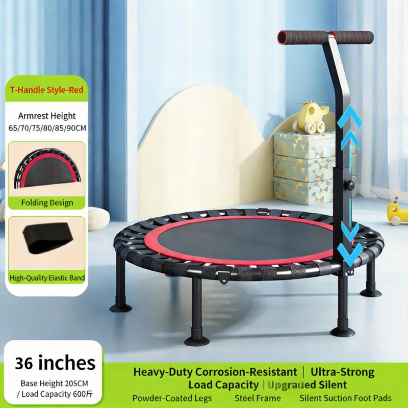 Home Gym For Kids - 36 Inch Folding Fitness Trampoline with
