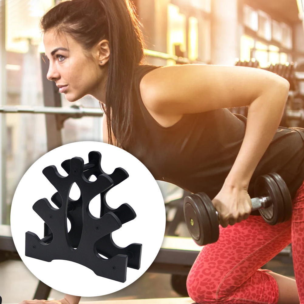 Home Gym Organization - Weight Storage Organizer Compact Dumbbell Rack