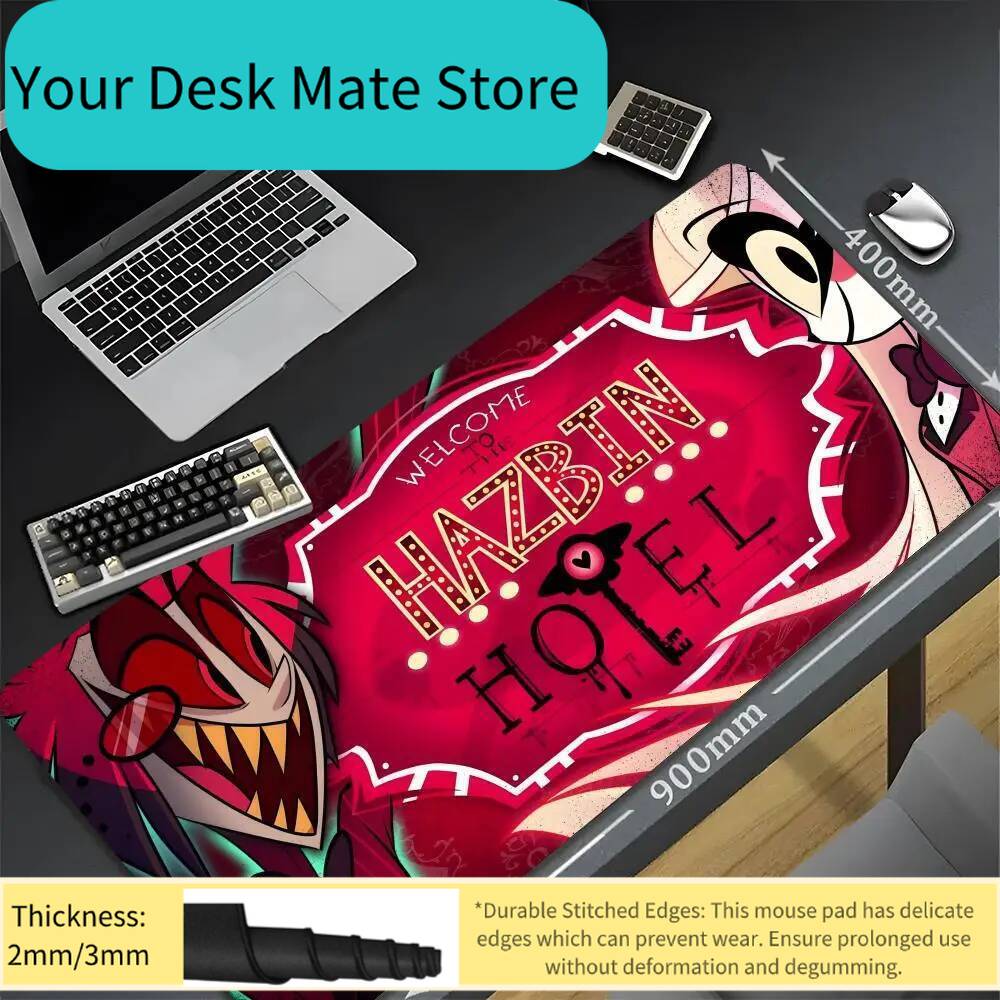 Home Gym Xxl - HazbinS H-Hotels AlastorS Mouse Pad Kawaii