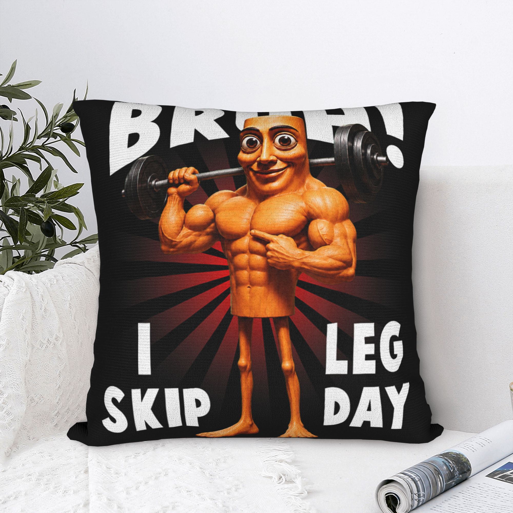 Bruh I Skip Leg Day Tung Tung  - Home Gym Leg Day review and price