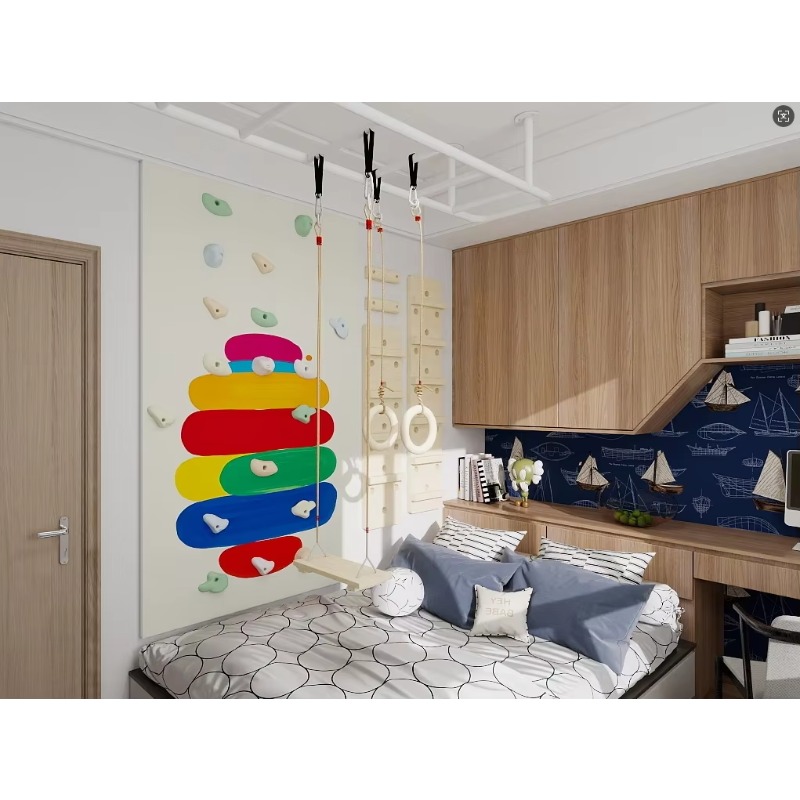 Kids Indoor Plywood Climbing W - Home Gym For Kids review and price