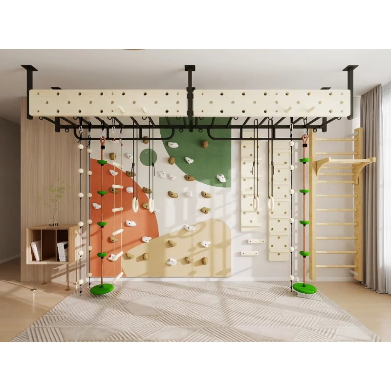 Kids Indoor Plywood Climbing W - Home Gym For Kids review and price