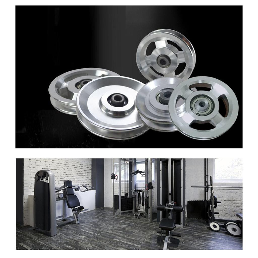 Aluminum Pulley Roller Rope Gu - Home Gym Diy Pulley System review and price