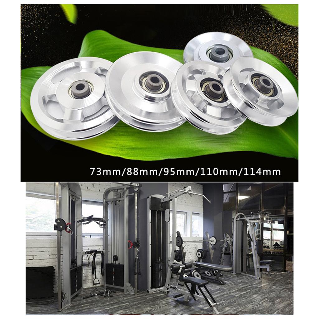 Aluminum Pulley Roller Rope Gu - Home Gym Diy Pulley System review and price