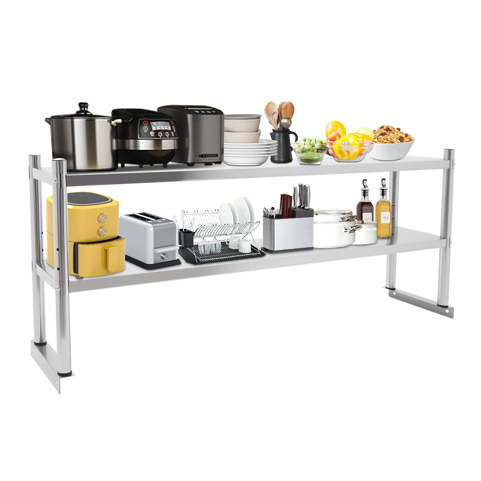 Stainless Steel Shelving, 2 Ti - Home Gym Organization review and price
