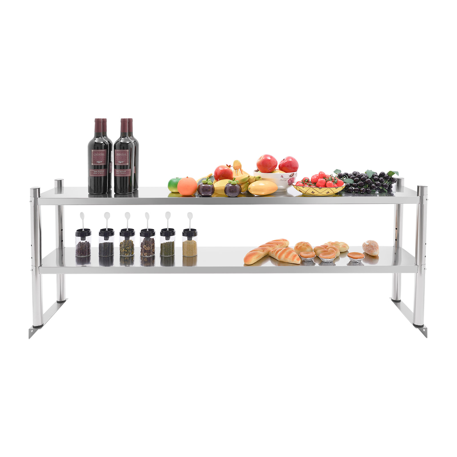 Stainless Steel Shelving, 2 Ti - Home Gym Organization review and price