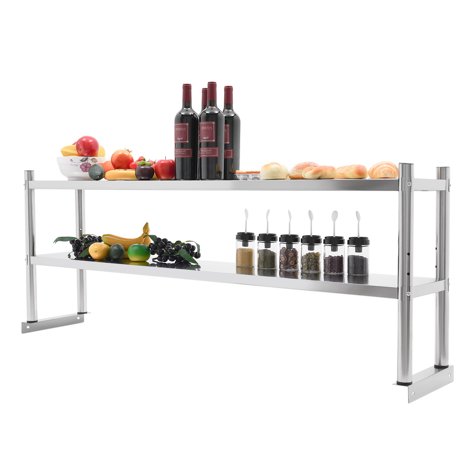Stainless Steel Shelving, 2 Ti - Home Gym Organization review and price