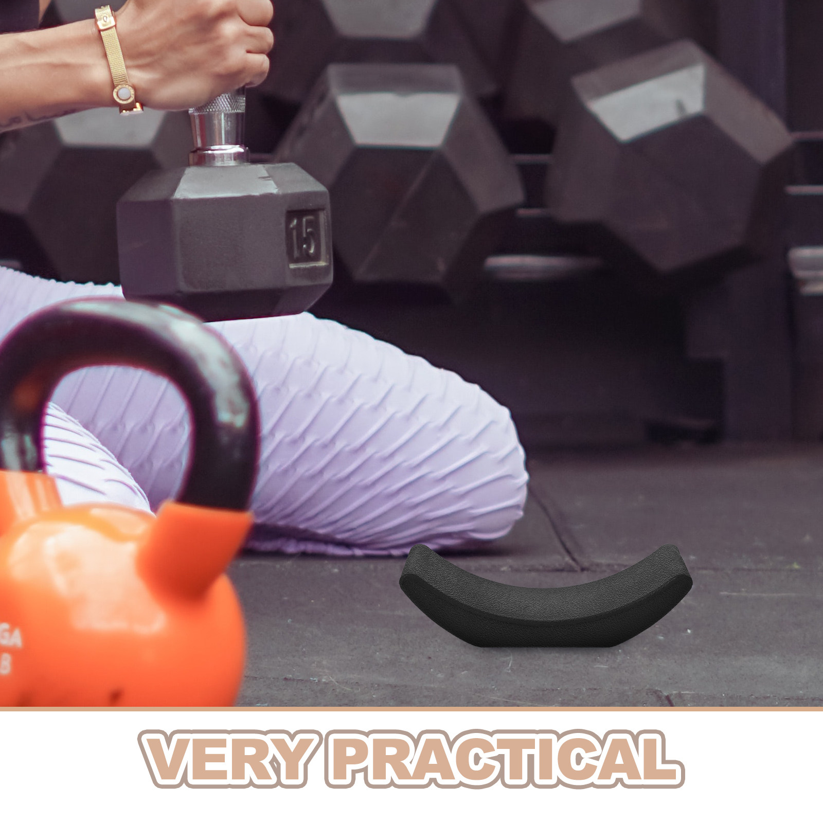 4Pcs Dumbbell Rack Stand Rubbe - Home Gym Floor review and price