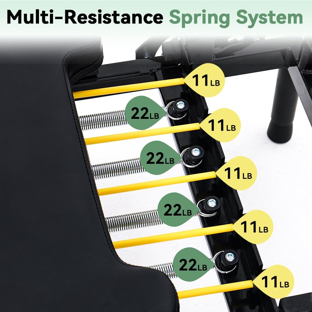 Foldable Pilates Reformer Mach - Home Gym Resistance Machine review and price
