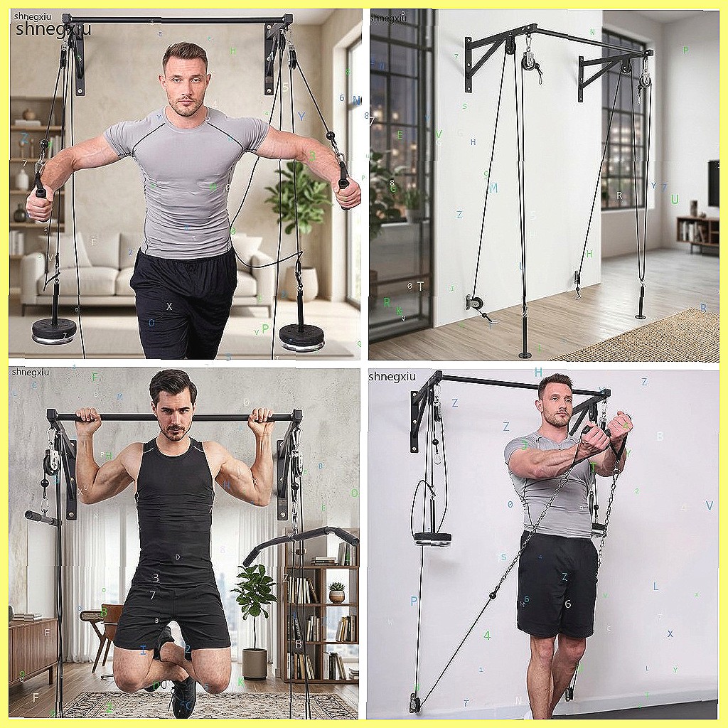 Wall Mounted DIY Fitness Pulle - Home Gym Diy Pulley System review and price