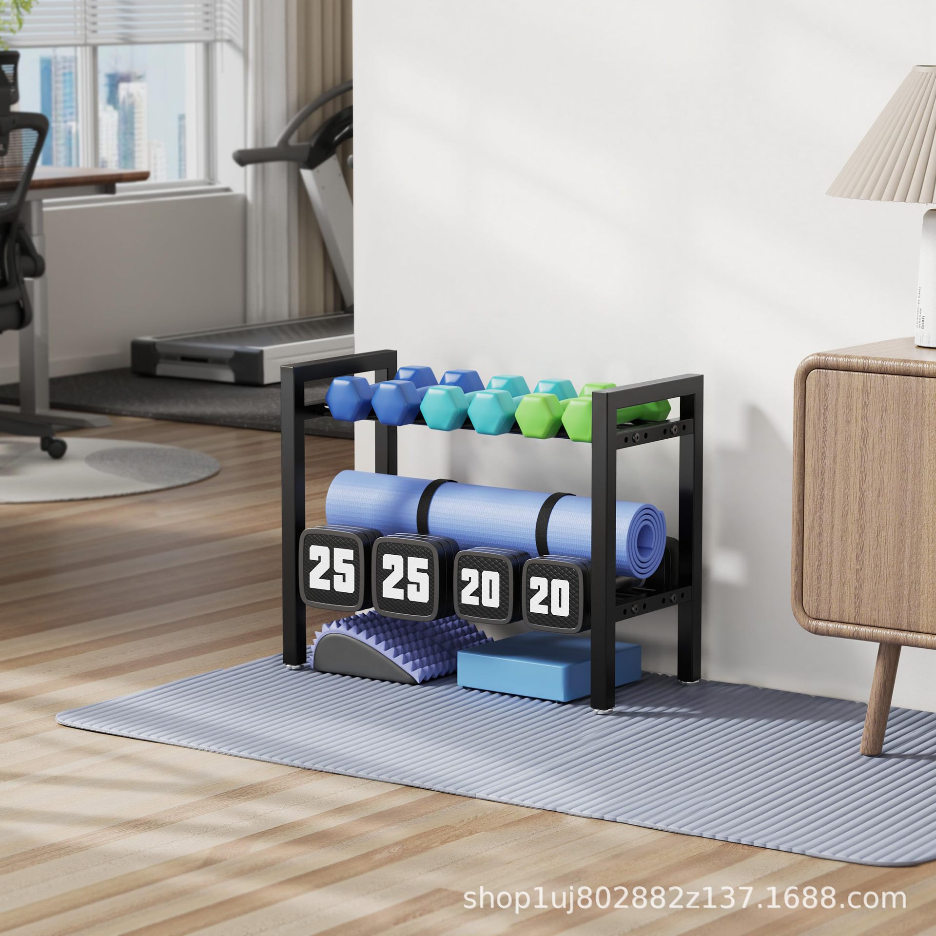 Adjustable Metal Dumbbell Rack - Home Gym Organization review and price