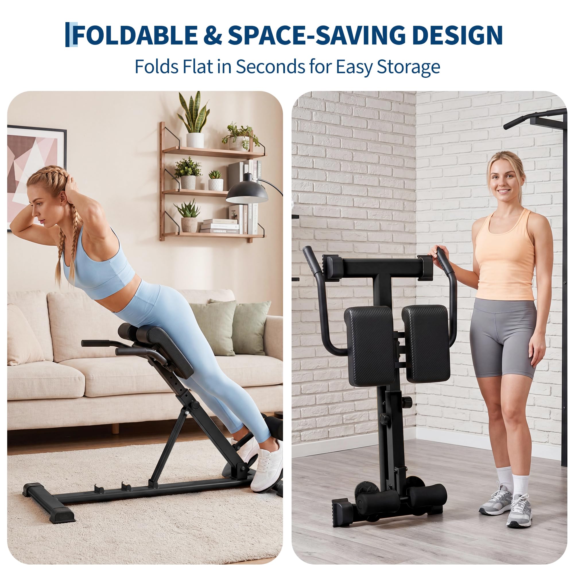 Roman Chair Hyperextension Ben - Home Gym Hamstring Exercises review and price