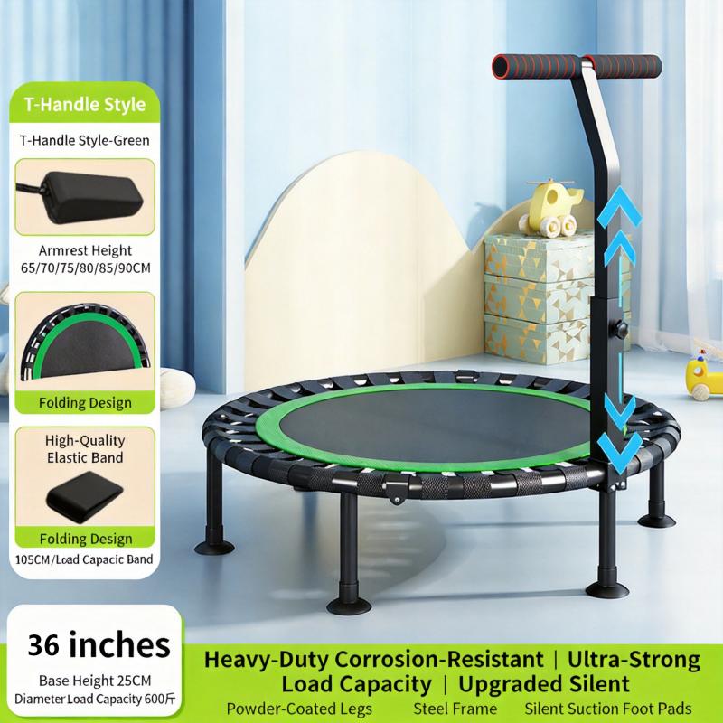 36 Inch Folding Fitness Trampo - Home Gym For Kids review and price
