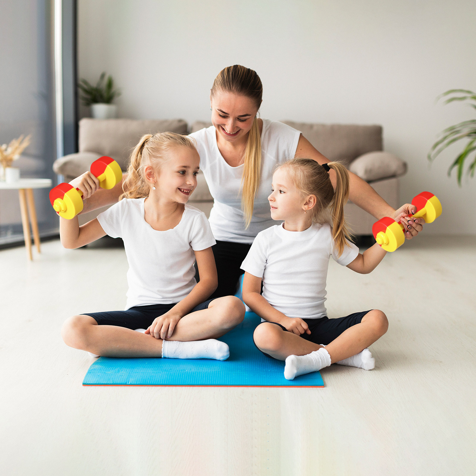 1Pair Children Plastic Dumbbel - Home Gym For Kids review and price