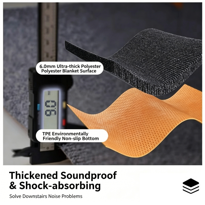 Heavy-Duty Sound Absorbing Rug - Home Gym On Carpet review and price