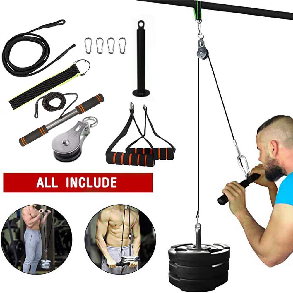 Fitness Pulley Cable System DI - Home Gym Diy Pulley System review and price