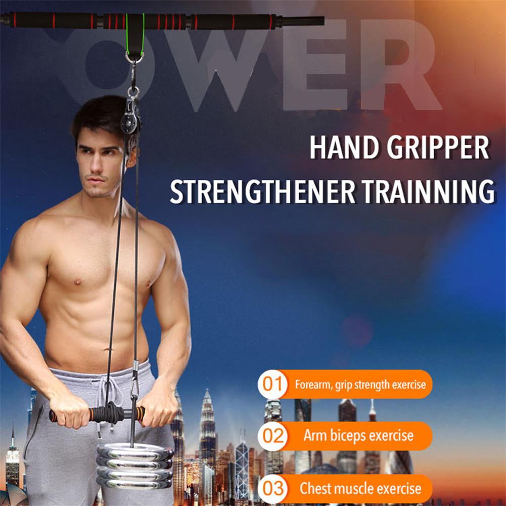 Fitness Pulley Cable System DI - Home Gym Diy Pulley System review and price