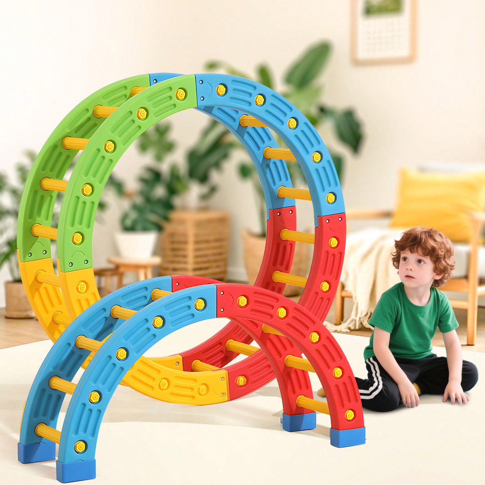 GCCSJ 2-In-1 Foldable Toddler  - Home Gym For Kids review and price