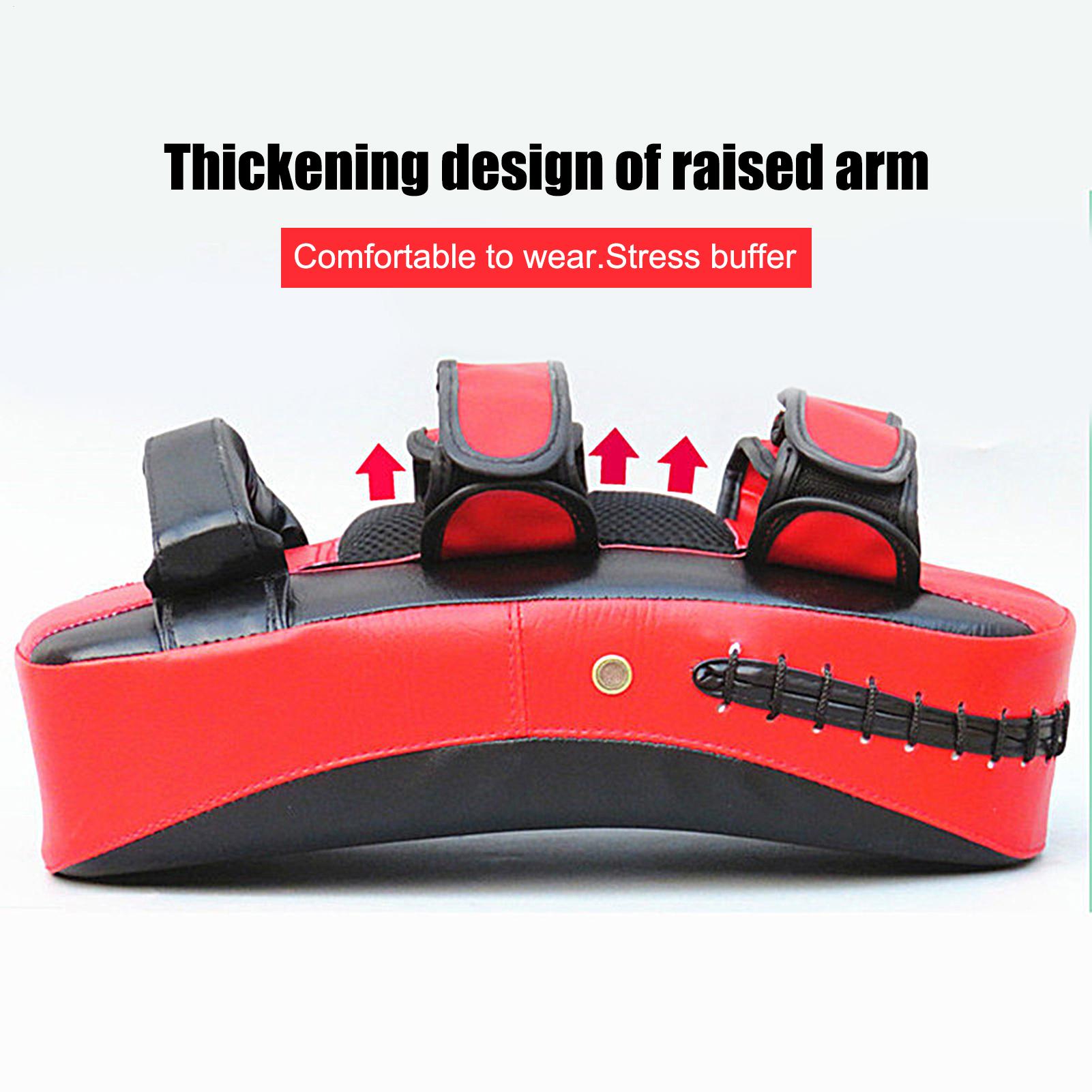 Boxing Pads PU Leather Curved  - Home Gym For Kids review and price