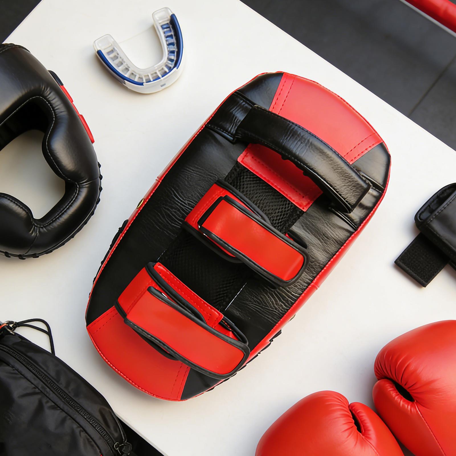 Boxing Pads PU Leather Curved  - Home Gym For Kids review and price