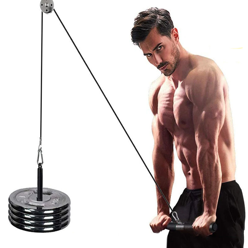 Silent Gym Cable Pulley System - Home Gym Diy Pulley System review and price