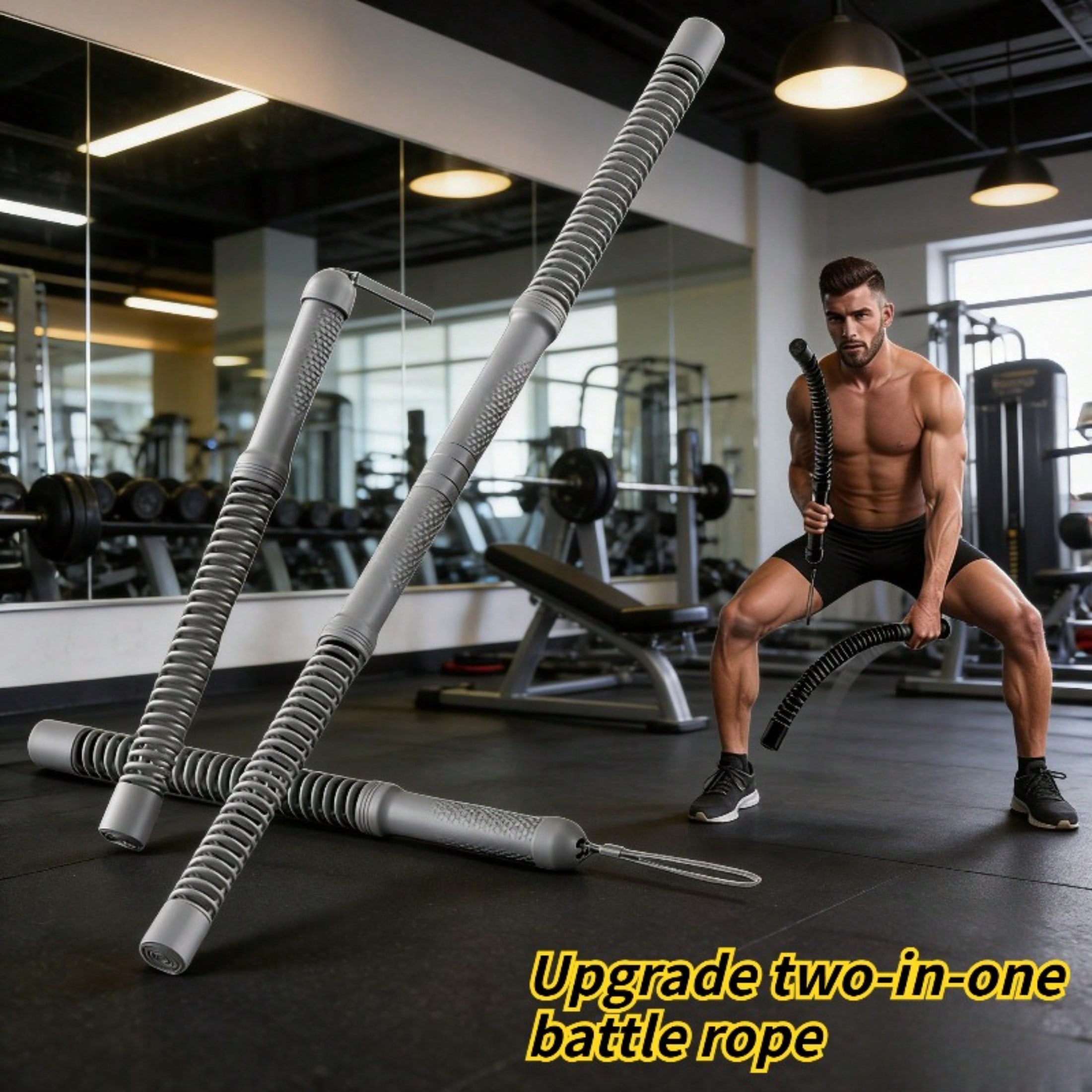 2-in-1 Upgraded Cordless Battl - Home Gym Full Body review and price