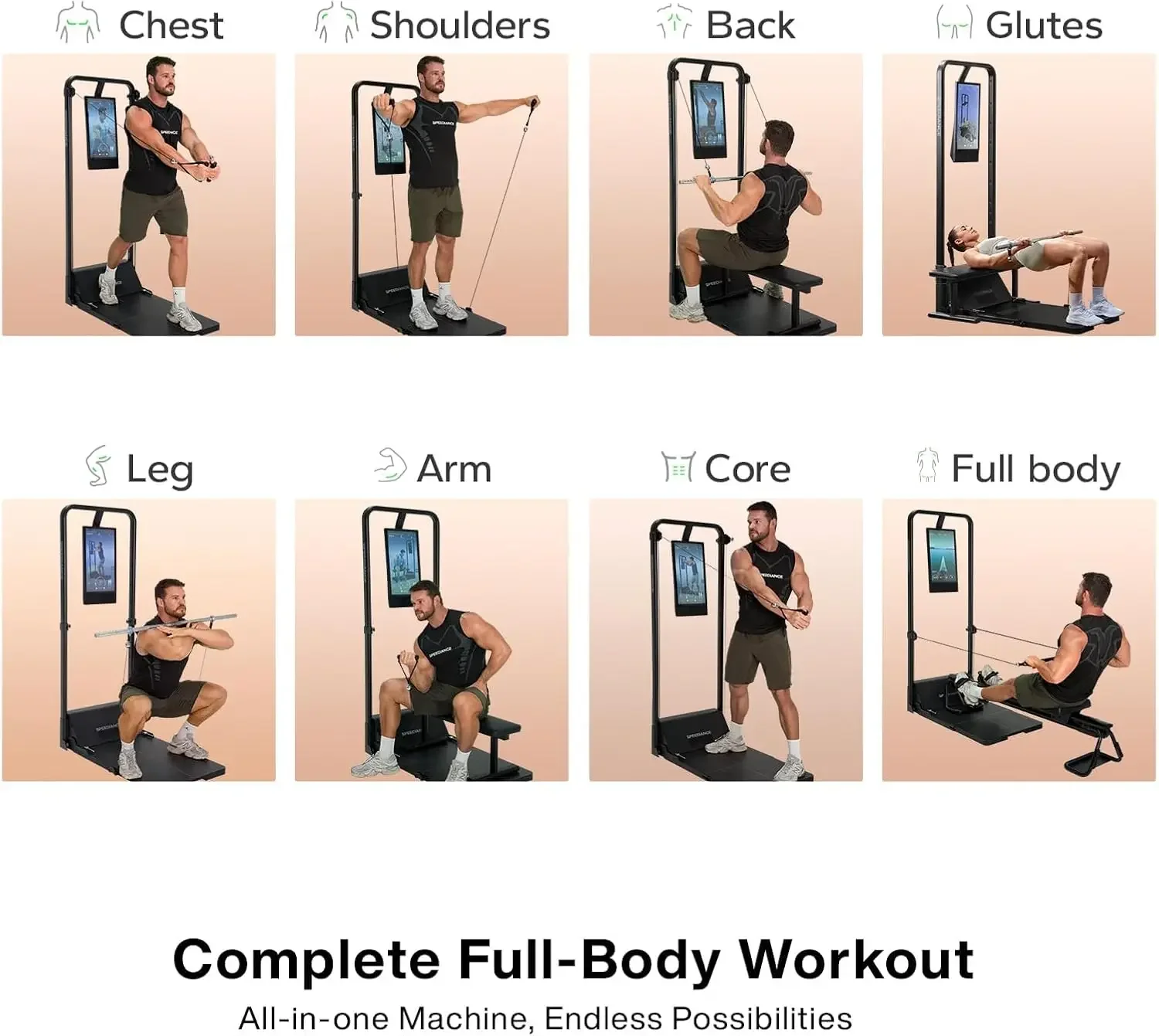 Gym Monster 2 Smart Home Gym A - Home Gym Organization review and price