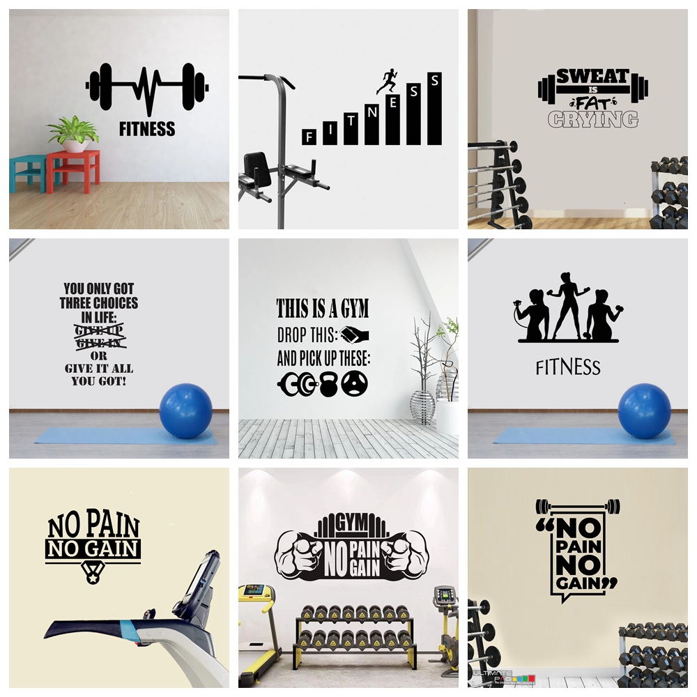 1 pc hot sale GYM culture Wall - Home Gym For Kids review and price