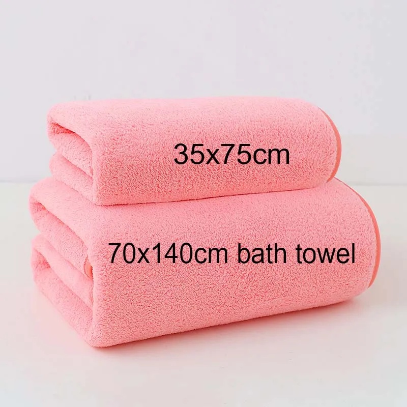 Thick Coral Fleece Towel Set,  - Home Gym Nala review and price